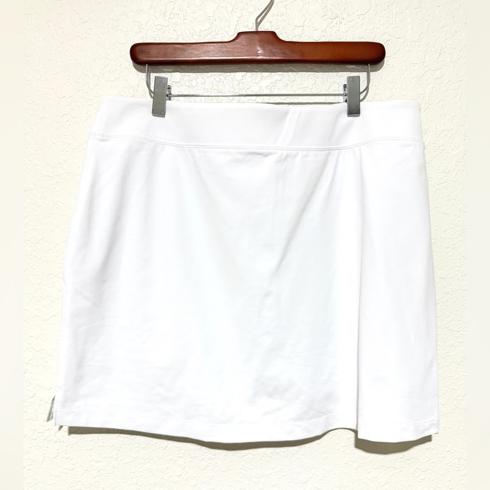 NWT Tommy Bahama IslandZone White Active Skort Golf Tennis Skirt Pockets Sz Lg - Picture 6 of 7